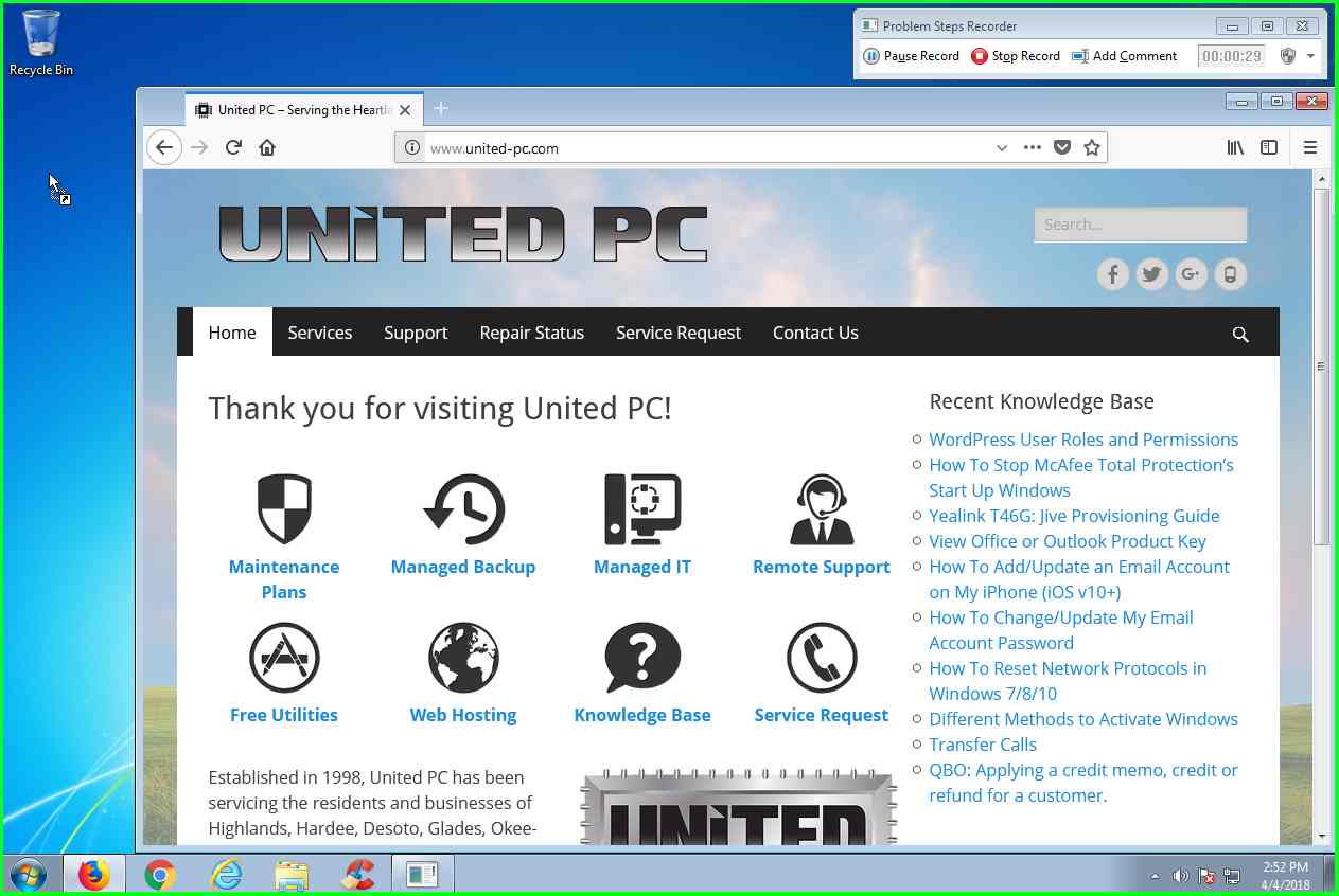 How to create a shortcut from a website in Mozilla Firefox United PC
